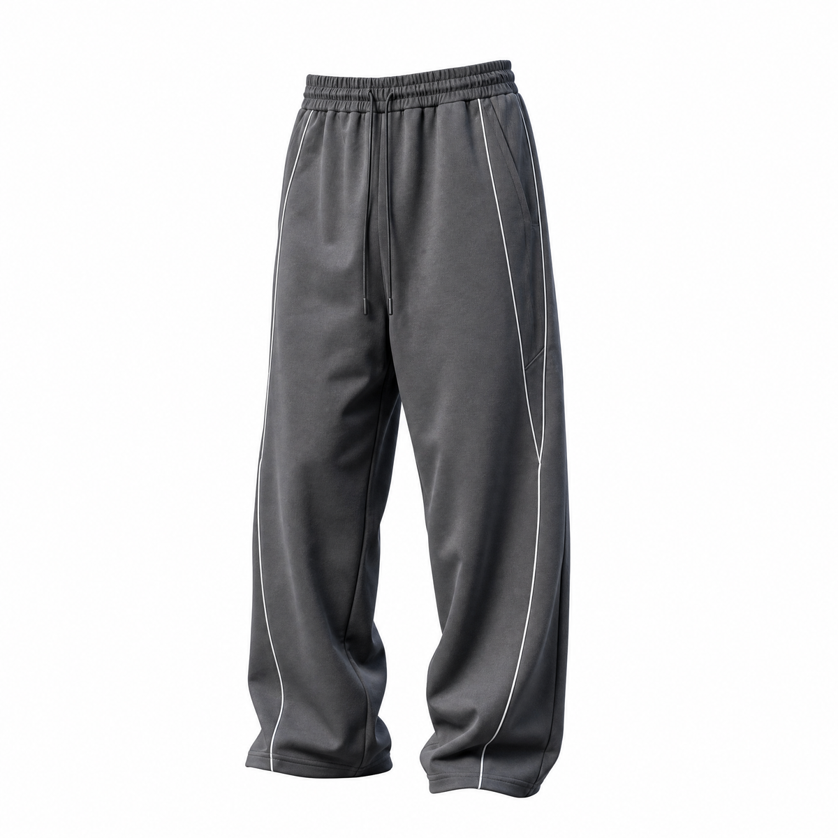Reflection Striped Straight-Leg Sweatpants