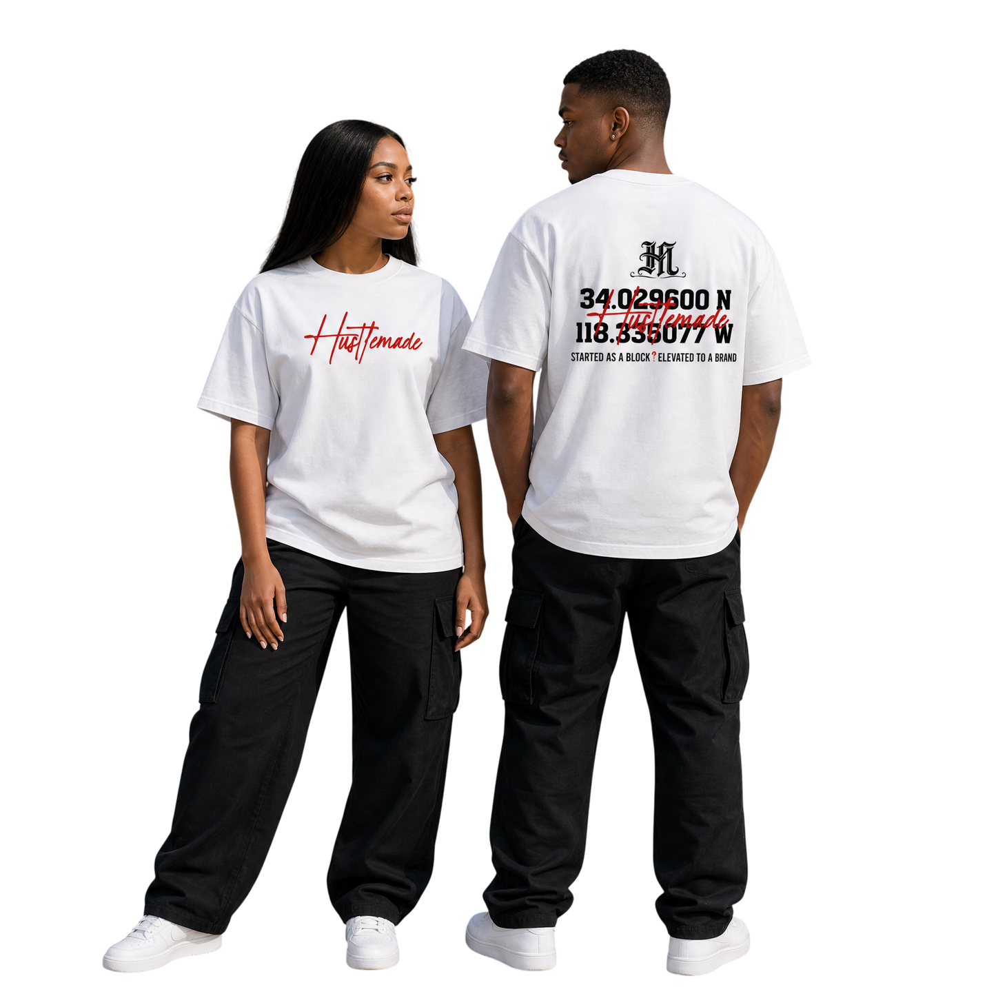 Started Tee White